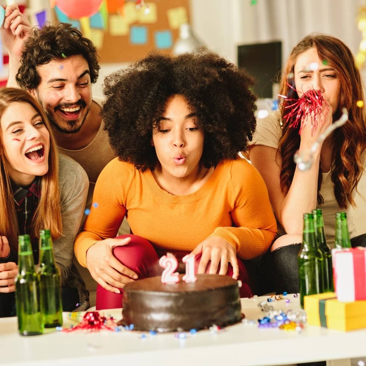 A meaningful birthday moment with a personalised song gift atmosphere