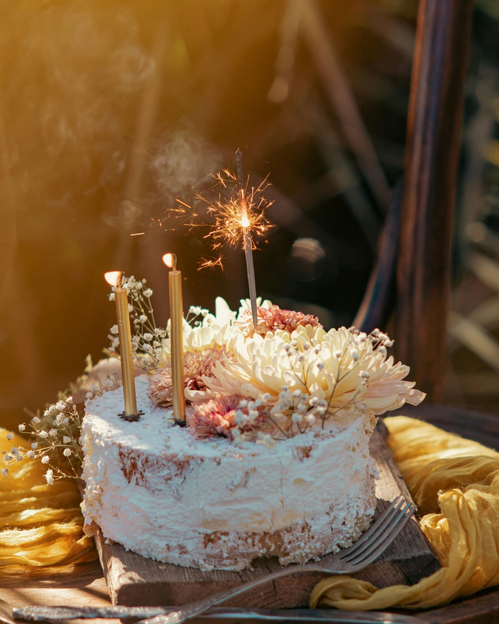 A warm birthday moment with a personalised song gift atmosphere