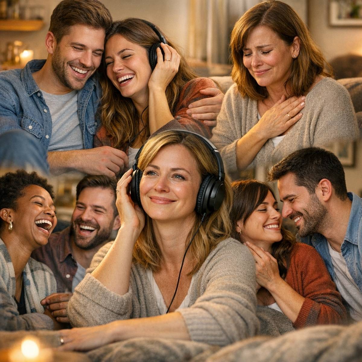 A heartfelt personalised song gift being enjoyed and shared